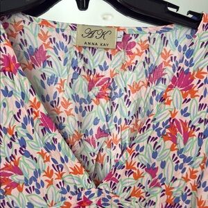 ANNA KAY Floral Maxi Dress - Pink and Blue